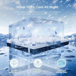 HEIM NEST Full Mattress, 12 Inch Gel & Air-Cooling Memory Foam Mattress for Pressure Relief, Medium Firm Full Size in a Box