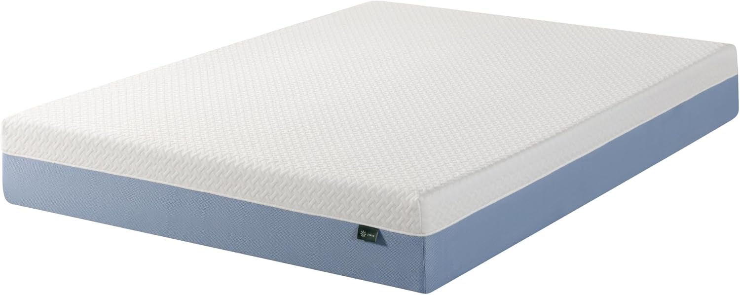 ZINUS 10 Inch Cooling Essential Memory Foam Mattress, Queen, Fiberglass Free, Medium Feel, Cooling Airflow Memory Foam