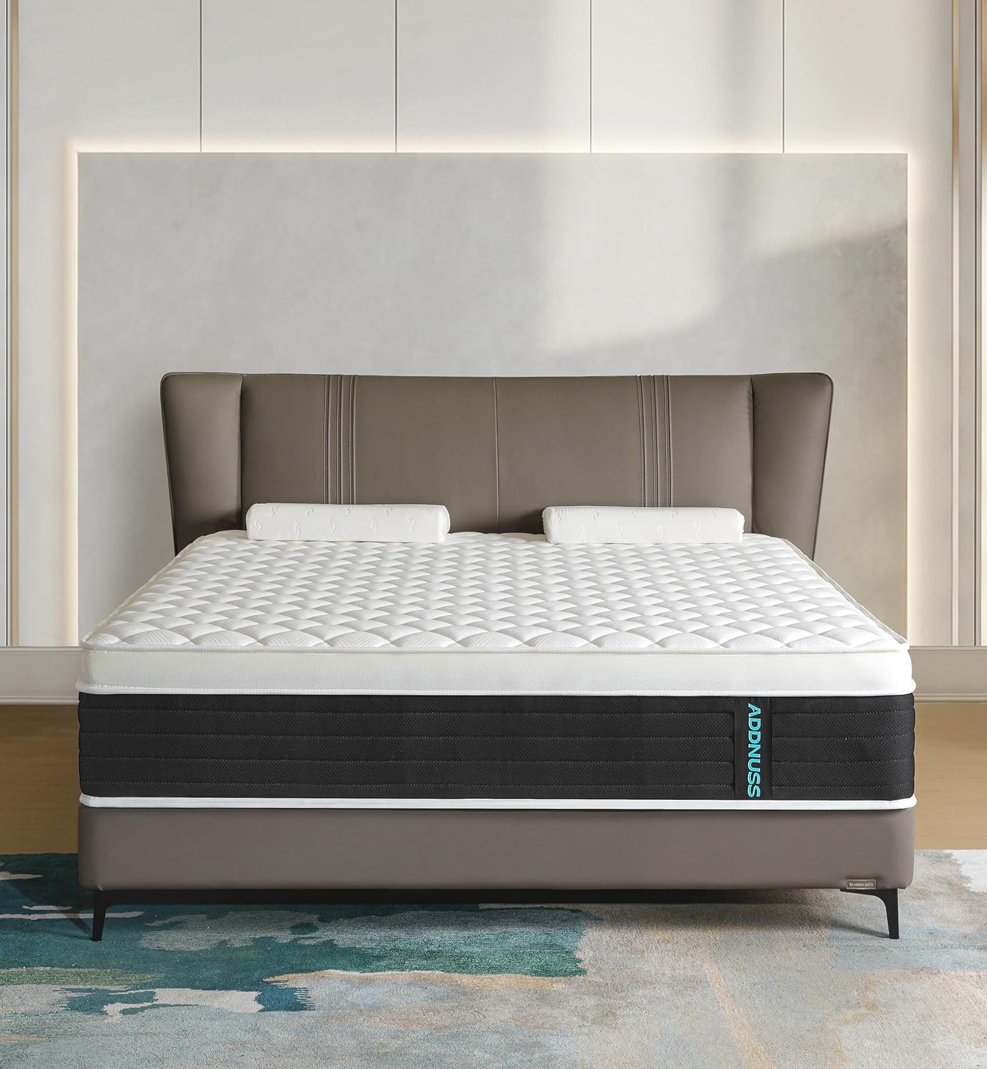 ADDNUSS Queen Mattresses,12 Inch Memory Foam Hybrid Mattress in a Box with Individual Pocket Spring