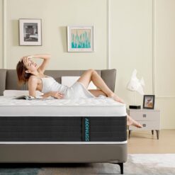 ADDNUSS Queen Mattresses,12 Inch Memory Foam Hybrid Mattress in a Box with Individual Pocket Spring