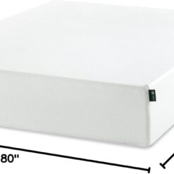 ZINUS 12 Inch Green Tea Memory Foam Mattress, Fiberglass free, Medium Firm Feel, Zoned Pressure Relief, Queen