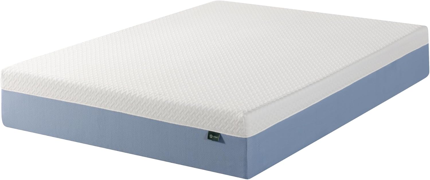 ZINUS 12 Inch Cooling Essential Memory Foam Mattress, King, Fiberglass Free, Medium Feel, Cooling Airflow Memory Foam,
