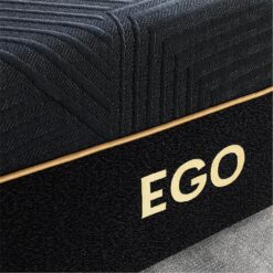 EGOHOME 14 Inch Queen Memory Foam Mattress for Back Pain, Cooling Copper Gel Bed in a Box, 60x80x14 Black