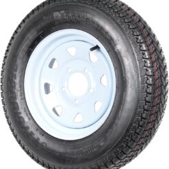 eCustomrim 2-Pack Trailer Tires Rims ST175/80D13 B78-13 Load Range C 5 Lug 13