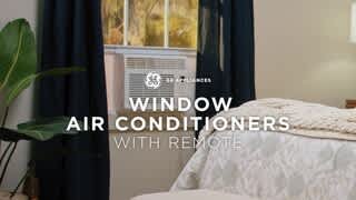 GE - 250 Sq. Ft. 6000 BTU Window Air Conditioner - White