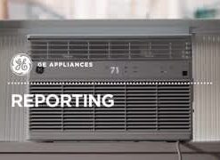 GE - 450 Sq. Ft. 10100 BTU Smart Window Air Conditioner - White