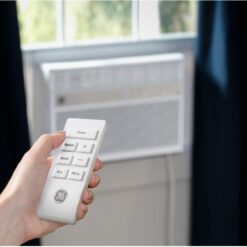 GE - 450 Sq. Ft. 10100 BTU Smart Window Air Conditioner - White