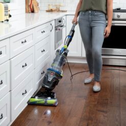 BISSELL - Pet Hair Eraser Turbo Rewind Upright Vacuum - Cobalt Blue and Electric Green
