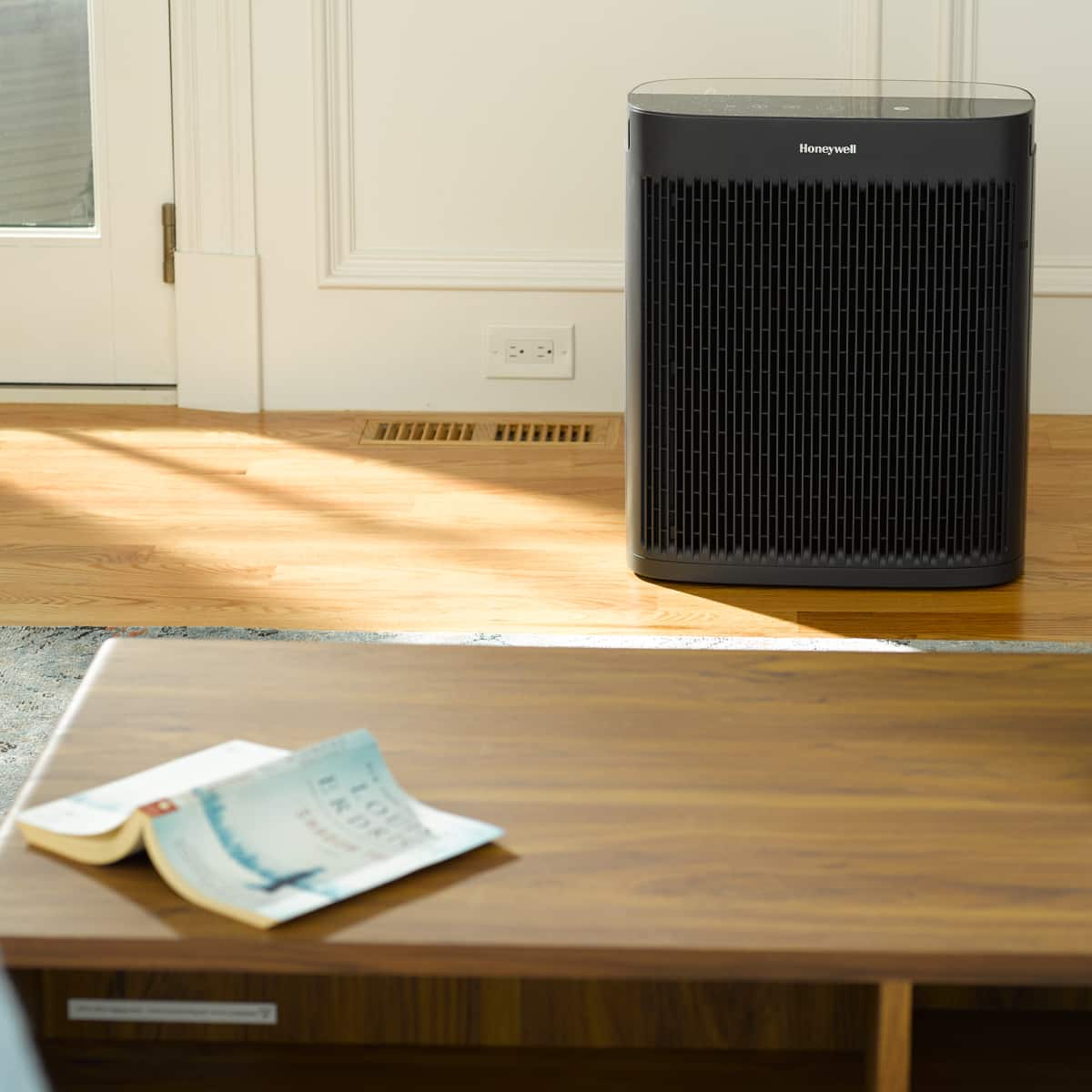 Honeywell - Allergen Plus HEPA Air Purifier, Extra-Large Rooms (500 sq.ft) - Black