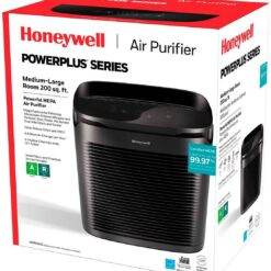 Honeywell - 200 Sq. Ft. PowerPlus HEPA Air Purifier - Black