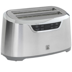 Kenmore Elite 4 Slice Toaster, Auto-Lift Long Slot, Stainless Steel