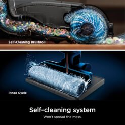 Shark HydroVac MessMaster Wet Dry Corded Vacuum Cleaner, 3-in-1 Multi-Surface Vacuum Mop & Self-Cleaning System, Navy, WD161