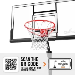 Spalding 54 in Portable Momentous EZ Assembly Basketball Hoop