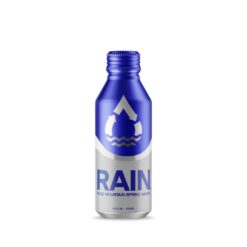 RAIN Spring Water, 16 Oz, 24 Pack, Bottled At The Source, Plastic-Free Recyclable Eco Friendly Aluminum