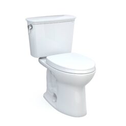 TOTO Drake Cotton Elongated Standard height Soft Close 2-piece Toilet 12-in Rough-In WaterSense 1.28 GPF