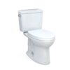 TOTO Drake Cotton Elongated Standard height Soft Close 2-piece Toilet 10-in Rough-In WaterSense 1.28 GPF