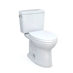 TOTO Drake Cotton Elongated Standard height Soft Close 2-piece Toilet 10-in Rough-In WaterSense 1.28 GPF