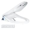 SmartWhale Electric Bidet Toilet Seat, Heated Toilet Seat Elongated with Instant Warm Water & Dryer, Feminine & Front Rear Wash