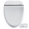 ZMJH Bidet Toilet Seat, Electric Smart Heated Seat with Slow Closes, Vortex Wash, White, A102S-W (Elongated)