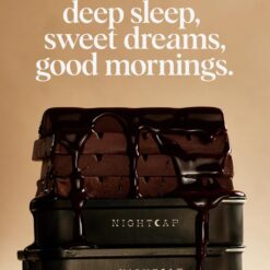 Alice Mushrooms Nightcap, Mushroom Chocolates, Supports Deep Sleep, Calm Mind, and Stress Relief - Magnesium, Zinc