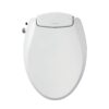 Brondell Bidet Toilet Seat Non-Electric Swash Ecoseat, Fits Elongated Toilets, White - Dual Nozzle System - Bidet with Easy Installation