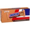 SNICKERS Pecan Milk Chocolate Candy Bar - Full Size Chocolate Candy Bars, Bulk Box Individually Wrapped, 24-Pack