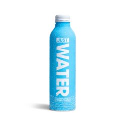 JUST Water, Premium Pure Still Spring Water in an infinitely recyclable aluminum bottle- Naturally Alkaline, 22 Fl Oz (Pack of 12)