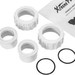 XtremepowerUS 1.5HP Variable 2-Speed Swimming Pool Pump High Flow Above-Ground Swimming Pump Strainer w/ Slip on Fitting