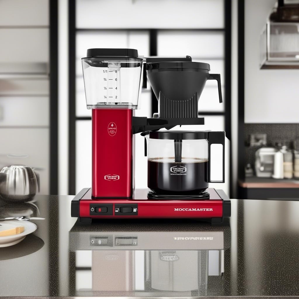 Moccamaster KBGV Select Coffee Maker, Candy Apple Red - Image 4