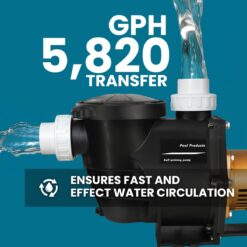 XtremepowerUS 2HP In-Ground Swimming Pool Pump Variable Speed 2