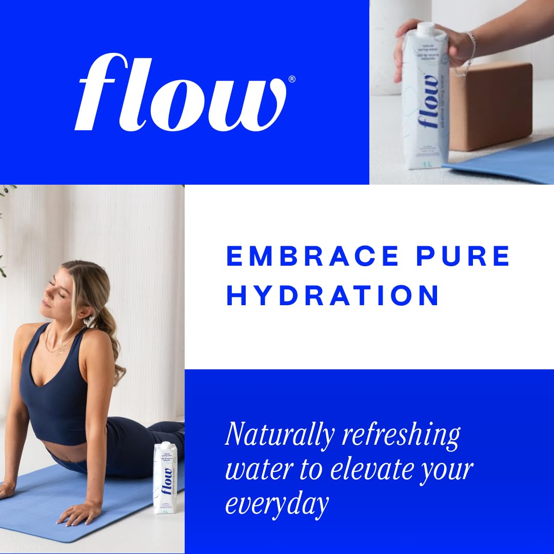 Flow Alkaline Spring Water - Refreshing Taste Of Natural Alkaline Water With Natural Electrolytes,12 Pack of 16.9 FL Bottles