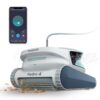 Hydro 4 Pool Robot, Pool Vacuum for Inground and Aboveground Pools, Floor, Wall and Waterline Cleaning and Scrubbing, 50' Cord