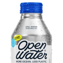 Open Water Still 16oz bottles (1 cases, 12 bottles) - Sustainable Aluminum Bottled Still Water With Electrolytes