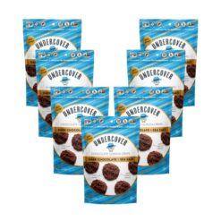 Undercover Snacks Undercover Chocolate Quinoa Crisps - Dark Chocolate + Sea Salt Quinoa Crisps, 7-Pack, 3oz Bags of Mini Crisps
