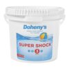 Doheny's Super Pool Shock, Pro-Grade Chlorine Shock, Fast-Acting 68% Cal-Hypo Granular Pool Shock, 50lb (2 x 25lb Buckets)