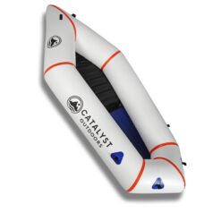 Ultra-Lightweight Inflatable Kayak for Adults & Kids - 1 Person Packraft, Durable TPU, Compact, Rapid Inflate