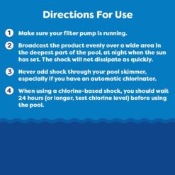 In The Swim Sodium Dichlor Chlorine Shock Granules for Sanitizing Swimming Pools – Fast Dissolving, pH Balanced Sanitizer – 40 Pound
