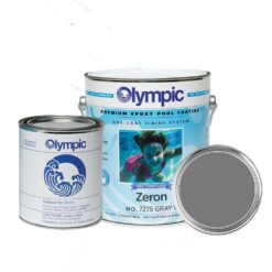 Olympic Pool Paint - Zeron - Gray Oasis - 1 Gallon - two-part epoxy swimming pool paint - one-coat for plaster
