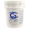 C3 25 lbs. 3" Stabilized Chlorine Tabs for Swimming Pools, Slow Dissolving Individual Chlorinating Tablets, 25 Pound Bucket