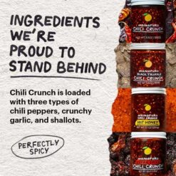 Momofuku Original Chili Crunch Multipack by David Chang, 5.5 Ounces Each, Chili Oil with Crunchy Garlic and Shallots, 3 Pack