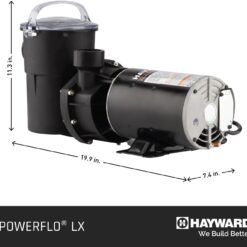 Hayward W3SP1580X15 Power Flo Pool Pump, 1.5 HP