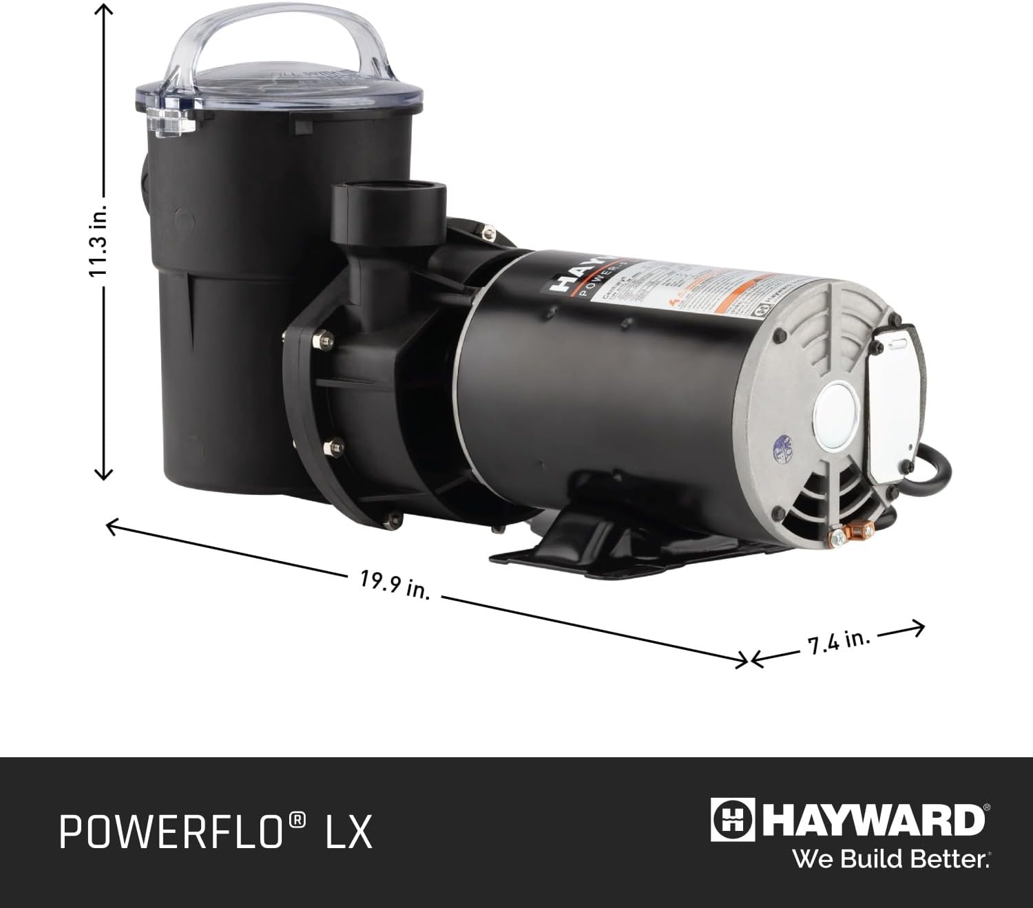 Hayward W3SP1580X15 Power Flo Pool Pump, 1.5 HP