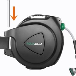 Retractable Garden Hose Reel, 100Ft x 5/8