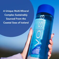 VOSS+ Aquamin Enhanced Water - Pack of 12 Bottles, 850ml Each - Purified Hydrating Water - 74 Trace Minerals & Electrolytes