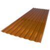 SUNTUF PALRAM 2.2-Feet x 6-Feet Corrugated Copper Polycarbonate plastic Roof Panel 10 -Pack