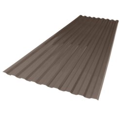 SUNTUF 2-Feet x 6-Feet Corrugated Bronze Polycarbonate plastic Roof Panel 10 -Pack