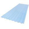SUNTUF 2-Feet x 6-Feet Corrugated Sky blue Polycarbonate plastic Roof Panel 10 -Pack