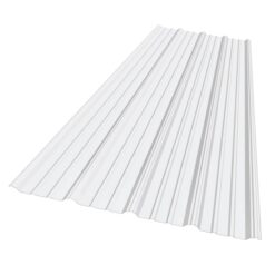 SUNSKY 3-Feet x 6-Feet Corrugated White Polycarbonate plastic Roof Panel 5 -Pack