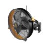 MULE 18-Inches Indoor or Outdoor Black Wall Mounted Fan