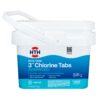 HTH 42055W Pool Care 3" Chlorine Tabs Advanced, Individually Wrapped Tablets - Swimming Pool Sanitizer with Clarifier & Algaecide, 25 lbs
